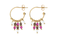 Pendientes Ishwara Mujer in Plata Granato ORCR2/GR - ORCR2/GR